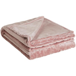 como Flanelldecke  Deluxe - rosa/pink - Synthetik, 100% Polyester - 150 cm | Möbel Kraft