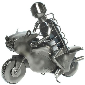 Flaschenhalter Weinflaschenhalter Motorrad Chopper Motorradfahrer Flaschenträger 
