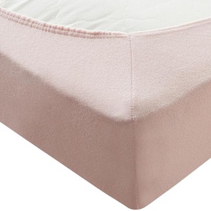 Flausch-Spannbetttuch | rosa/pink | 150 cm |