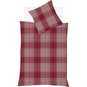 fleuresse Bettwäsche Lech 4112, Flanell, 3 teilig, Edelflanell, Baumwolle, in Gr. 135x200, 155x220, 200x200cm