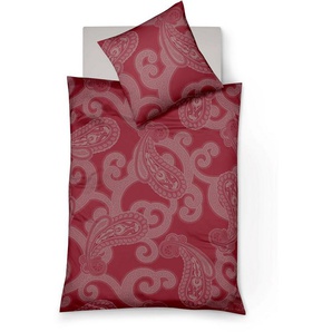 fleuresse Bettwäsche Lech 4312, Jacquard-Flanell, 3 teilig, Jacquard Flanell, Baumwolle, in Gr. 135x200, 155x220, 200x200cm