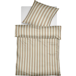 Bettwäsche FLEURESSE Riva 3308 Gr. B/L: 240 cm x 220 cm (1 St.), B/L: 80 cm x 80 cm & 80 cm x 80 cm (2 St.), Renforcé, blau Renforcé-Bettwäsche Sportliche Streifen