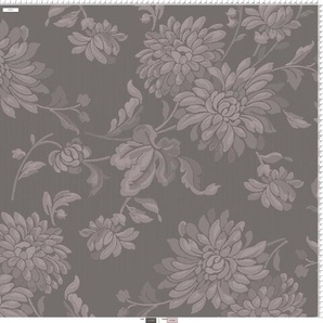 Fleuresse Lech Edelflanell Bettwäsche 200x220 Blumen silbergrau 604109-1