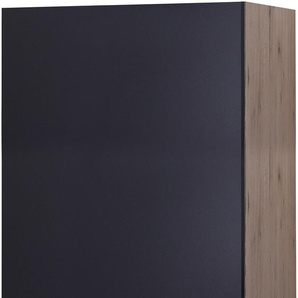 Hängeschrank FLEX-WELL Antigua Schränke Gr. B/H/T: 60 cm x 89 cm x 32 cm, 1 St., grau (anthrazit, san remo eiche) Hängeschränke (B x H T) 60 89 32 cm