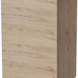 Hängeschrank FLEX-WELL Riva Schränke Gr. B/H/T: 50 cm x 89 cm x 32 cm, 1 St., braun (quarz cubanit, san remo eiche) Hängeschränke (B x H T) 50 89 32 cm