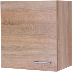 Hängeschrank FLEX-WELL Samoa Schränke Gr. B/H/T: 50 cm x 55 cm x 32 cm, 1 St., braun (weiß, sonoma eiche) Hängeschränke (B x H T) 50 54,8 32 cm