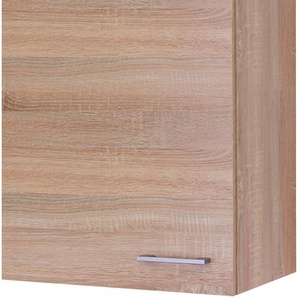 Hängeschrank FLEX-WELL Samoa Schränke Gr. B/H/T: 50 cm x 89 cm x 32 cm, 1 St., braun (weiß, sonoma eiche) Hängeschränke (B x H T) 50 89 32 cm