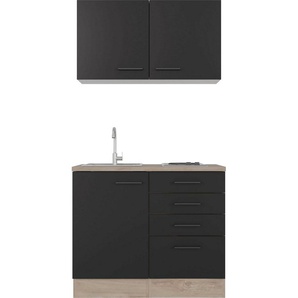 Flex-Well Küche Capri, mit E-Geräten, Gesamtbreite 100 cm, in weiten Farben erhältlich
