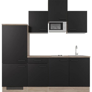 Flex-Well Küche Capri, mit E-Geräten, Gesamtbreite 210 cm, in weiten Farben erhältlich