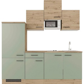 Flex-Well Küche Cara, mit E-Geräten, Gesamtbreite 210 cm, in weiten Farben erhältlich