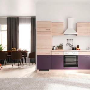 Flex-Well Küche Portland, mit E-Geräten, Breite 270 cm, in vielen Farbvarianten erhältlich