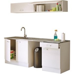 Flex-Well Mehrzweckschrank-Set L-210-1618-000-Lucca, (Komplett-Set), Gesamtbreite 210 cm, inkl. Einbauspüle