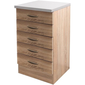 Flex-Well Unterschrank Bergen (B x H x T) 50 x 85 x 50 cm