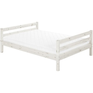 FLEXA Bett 140x200 - weiß - Kiefer Flexa Classic ¦ Maße (cm): B: 150 H: 67