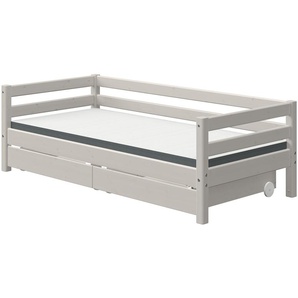 FLEXA Bett mit 2 Schubladen  Flexa Classic ¦ grau ¦ Maße (cm): B: 100 H: 67