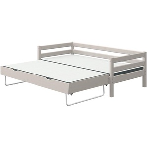 FLEXA Bett mit Ausziehbett  Flexa Classic ¦ grau ¦ Maße (cm): B: 100 H: 67