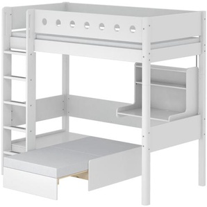 FLEXA Casa Hochbett  Flexa White ¦ weiß ¦ Maße (cm): B: 179 H: 184