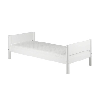 FLEXA Einzelbett - weiß - Materialmix - 90 cm | Möbel Kraft