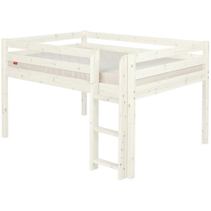 FLEXA Halbhohes Bett  Flexa Classic ¦ weiß ¦ Maße (cm): B: 160 H: 120