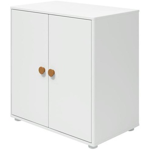 FLEXA Kommode - weiß - Materialmix - 72 cm - 74,5 cm - 43,5 cm | Möbel Kraft