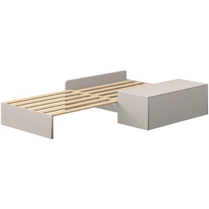 FLEXA Sofabett - grau - Materialmix - 95 cm - 32 cm - 95 cm | Möbel Kraft