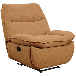 FLEXISPOT Relaxsessel, XC6 Pushback, Liegesessel im Wohnzimmer, Fernsehsessel mit verstellbare Rückenlehne, Ruhesessel im Schlafzimmer (Orange)