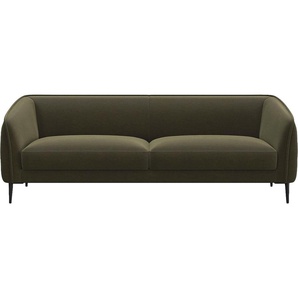 FLEXLUX 3-Sitzer »Belle Designsofa, Couch, bequem durch Kaltschaum im Sitz«, Skandinavisches Design, In hochwertiger Verarbeitung