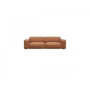 FLEXLUX 3-Sitzer Lucera Sofa, modern & anschmiegsam, Kaltschaum, Stahl-Wellenunterfederung