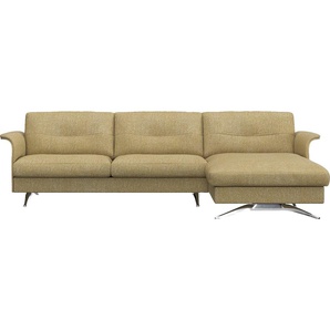 FLEXLUX Ecksofa »Glow, super bequem durch hochwertigem Sitzaufbau mit Federkern, L-Form«, Modernes skandinavisches Design