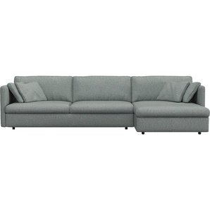 FLEXLUX Ecksofa »Lovane«, Weich & anschmiegsam, große Sitztiefe auf Kaltschaum, Dekokissen inkl.