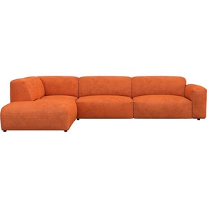 FLEXLUX Ecksofa »Lucera, super bequem durch hochwertigen Sitzaufbau mit Kaltschaum«, modern & anschmiegsam, L-Form, Designsofa