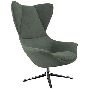 FLEXLUX Ohrensessel Stilo Relaxsessel, TV-Sessel, Solitär, Stil-Ikone, drehbar, Fuß Aluminium