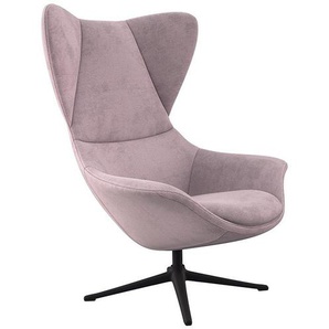 FLEXLUX Ohrensessel Stilo Relaxsessel, TV-Sessel, Solitär, Stil-Ikone, drehbar, Fuß schwarz