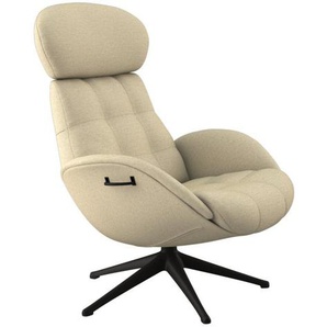 FLEXLUX Relaxsessel Relaxchairs Chester, Rücken- & Kopfteilverstellung, drehbar, Fuß schwarz