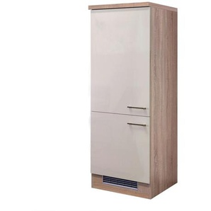 FlexWell Geräteumbauschrank, Sonoma Eiche, Kaschmir, Holzwerkstoff, 1 Fächer, 60x162x60 cm, individuell planbar, Küchen, Küchenmöbel, Küchenschränke, Geräteumbauschränke
