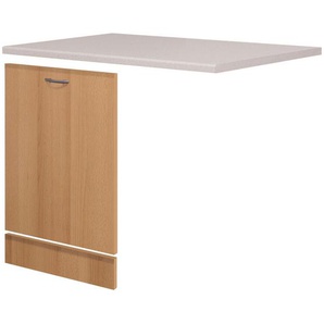 FlexWell Geschirrspülerblende, Buche, 110x85x60 cm, Made in Germany, Küchen, Küchenmöbel, Küchenschränke, Geräteumbauschränke