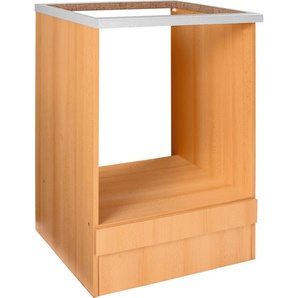FlexWell Herdumbauschrank, Buche, Buche, 60x85x57 cm, Küchen, Küchenmöbel, Küchenschränke, Geräteumbauschränke