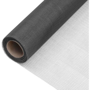 Fliegengitter Fiberglas 100x2000 cm Schwarz