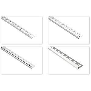 Fliesenschienen Edelstahl - silber glänzend große Auswahl 2 Meter:9mm, C-Profil