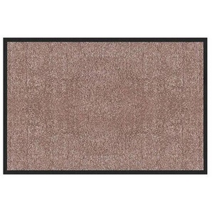 Floordirekt Schmutzfangmatte Rhine, Champagner, Textil, Uni, rechteckig, 90x150 cm, Made in EU, Oeko-Tex® Standard 100, rutschfest, schmutzabweisend, für Fußbodenheizung geeignet, schützt den Fußboden, pflegeleicht, Teppiche & Böden, Fuß & Stufenmatten,