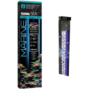 FLUVAL LED Aquariumleuchte FS Marine 3.0 LED Lampen 61-85 cm Gr. Höhe: 2,6 cm, schwarz Aquarium-Beleuchtung