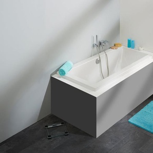 FOND Badewanne Cubic, (Komplett-Set, 3-tlg), mit Fußgestell und Ablaufgarnitur