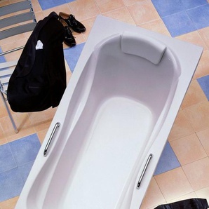 FOND Badewanne Jamaica, (5-tlg), mit Fußgestell, Ablaufgarnitur, Nackenkissen und Griffe