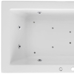 FOND Whirlpool-Badewanne Cubic, (Komplett-Set, 1-tlg), Typ Premium, chrom