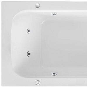 FOND Whirlpool-Badewanne Malta 170, (Komplett-Set), Typ 1, 170x75 cm