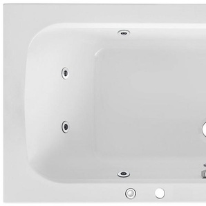 FOND Whirlpool-Badewanne Malta 180, (Komplett-Set), Typ 1, 180x80 cm