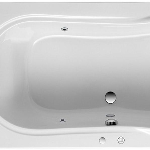 FOND Whirlpool-Badewanne Palma, (Komplett-Set, 1-tlg), Typ 1, chrom