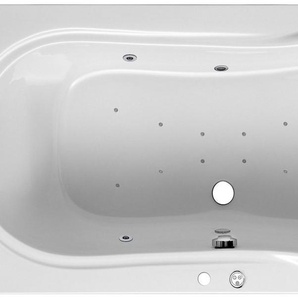 FOND Whirlpool-Badewanne Palma, (Komplett-Set, 1-tlg), Typ Premium, chrom