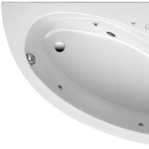 FOND Whirlpool-Badewanne Salinas A, (Komplett-Set, 3-tlg), Typ 1, chrom