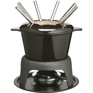 Fondue MASTER CLASS MasterClass Fondues schwarz Fondue emailliertes Gusseisen, in Geschenkverpackung